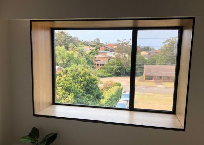 The removal of an existing window